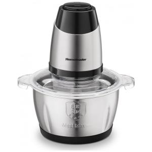 Processador de Alimentos até 8 Xícaras em Aço Inoxidável Homeleader K56 026, 110V 300W, Prata