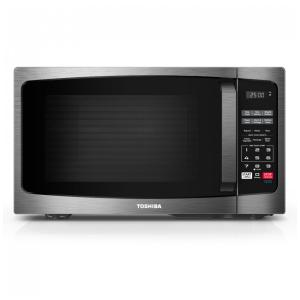 Micro-ondas TOSHIBA MLEM09PABS com 6 Menus Automáticos, Trava de Segurança Infantil e Iluminação LED, Ideal para Apartamentos, 25,5 Litros