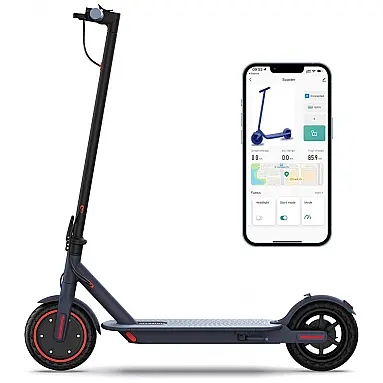 Patinete Elétrico MAXSHOT V1 Cinza-Vermelho