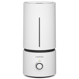 raydrop Mini Umidificador Ultrassônico Portátil 1.7L, c, Desligamento Automático, Silencioso, Branco