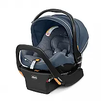 Cadeirinha Chicco KeyFit Max Zip ClearLux Azul Verde Bebê 1,8 a 13,6 kg com Toldo Privacidade