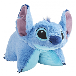 Pelúcia Stitch 45 cm de Altura, O Alienígena Travesso Mas Adorável e Favorito de Todos, Pillow Pets, Azul