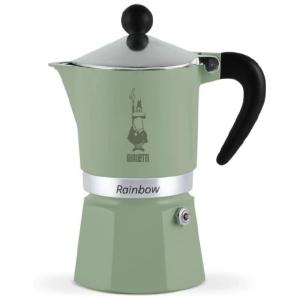 Cafeteira de Café Expresso Manual Italiana, Bialetti Rainbow, Verde