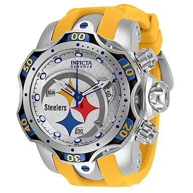 Relgio masculino calibre NFL Pittsburgh