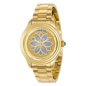 Relgio feminino Wildflower com mostrador em madreprola - 35 mm. Ouro 37085