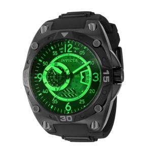 Relgio Masculino Aviador Automtico - 50mm. Preto. Bronze 40285