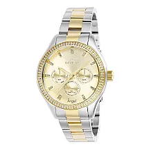 Relógio Feminino Angel 0,76 quilates com Diamante, Invicta 38285, Prata e Dourado