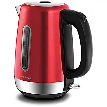 Chaleira Elétrica Morphy Richards Vermelho Metálico 1,7 Litros 3000W Aço Inoxidável 220V