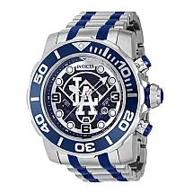 Relgio masculino MLB Los Angeles Dodgers - 58 mm. Ao. Azul 42785
