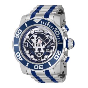 Relgio masculino MLB Los Angeles Dodgers - 58 mm. Ao. Azul 42785