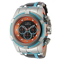 Relógio Masculino Invicta Bolt Zeus, Laranja, Azul, Preto e Aço 43785