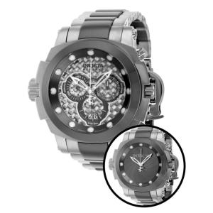 Relógio Masculino Reserve Man of War, Invicta 38785, Prata e Cinza