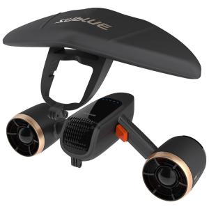Sublue Scooter de Propulsor Aquático Mergulhe de até 40 Metros para Crianças e Adultos, WINDEK Whiteshark, Preto