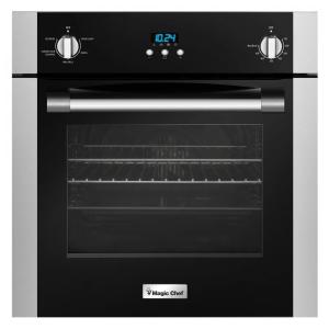 Forno de Parede Elétrico Embutido Magic Chef 60cm, Inox, 62 Litros, Convecção Programável, 4 Modos, Aparelho de Cozinha