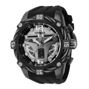 Relgio masculino Star Wars Mandaloriano - 52 mm. Preto ZG-40295