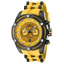 Relógio Bolt Masculino - 52mm. Amarelo. Preto ZG-42295