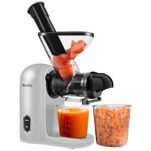 Centrífuga de Frutas com Motor Silencioso e 2 Velocidades 100W, 110v, MECITY JS3308, Preto