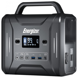 Energizer Gerador de Energia Solar Portátil 320Wh, 300W com 1Tomada AC 110V, 4 USB e Lanterna SOS