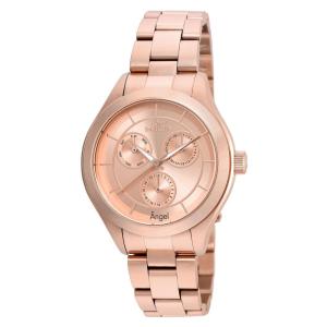 Relógio Feminino de Quartzo Angel, Invicta 21695, Ouro Rosa