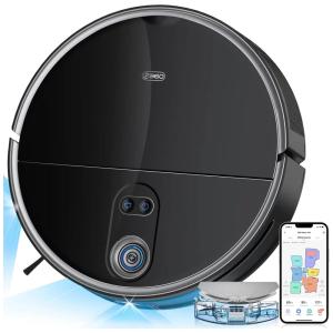 Aspirador de Pó Robô com Mapeamento Multinível 3D e Sucção Forte 3300PA, 110v, 360 S10, Preto