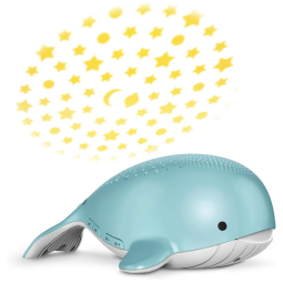 Máquina de Som Ruído para Bebês Recém Nascidos com Luzes, Baleia, VTECH BC8312, Azul