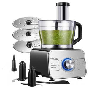 Processador de Alimentos 2.8mL com 6 Velocidades, 600W, 110v, KE , Prateado