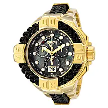 Relógio Masculino Invicta Reserve Gladiator Spartacus com Mostrador Madrepérola 59, Dourado e Preto 35995