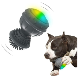 Brinquedo Interativo Automático para Cães, para porte médio, LIDLOK, Cinza escuro