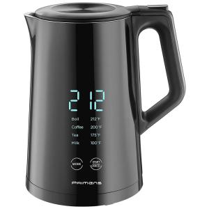 Chaleira Elétrica, 1,5L Aço Inoxidável, 110v, PRIMENS LED, Preto