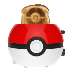 Torradeira 2 Fatias com Tema Pokemon Pokeball e Bandeja de Migalhas Removível para Fácil Limpeza e Livre de BPA., 110V 600W, Uncanny Brands
