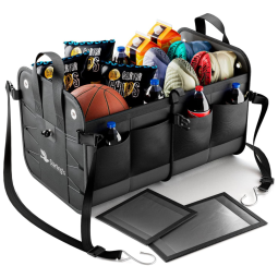 Starlings Organizador Veicular Ajustável com 3 Compartimentos, Preto