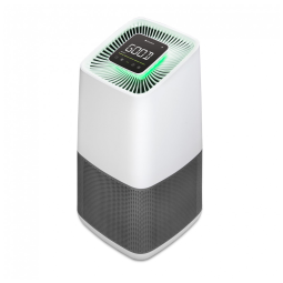 Purificador de Ar com Filtro True HEPA, Display LED e Área de até 127 m2, Greentech Environmental, Branco