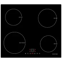 Cooktop de Indução de Embutir NOXTON 4 Queimadores, 220V 6400W, Preto