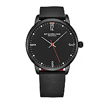 Relógio Masculino Stuhrling Rasa 3997A Quartz 40mm Preto Clássico e Elegante