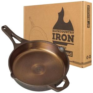 Frigideira de Ferro Fundido Perfeita para Grelhar, BACKCOUNTRY IRON, Preto