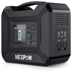 NEXPOW Gerador, Acumulador de energia Elétrico, Solar, portátil, c, USB, 60W, 110V, 300W, c, 2 tomadas