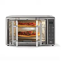 Forno Elétrico de Bancada 42L com Controle de Temperatura e Temporizador, Aço Inoxidável, 110v, OSTER 2142008, Prateado