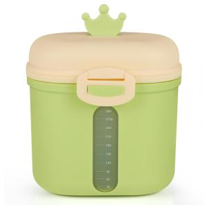 Dispenser Fórmula Bebê Accmor Verde Portátil com Colher Nivela 360g