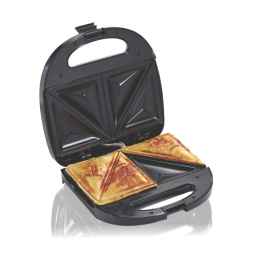 Máquina de Sanduíche e Grill Elétrico Hamilton Beach com Placas Antiaderentes Livres de PFAS, Prepara Sanduíches Gourmet