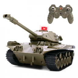 Tanque M41A3 Militar Off Road de Controle Remoto do Exército Americano para Crianças e Adultos, BEAURE