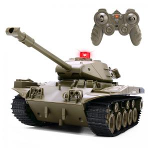 Tanque M41A3 Militar Off Road de Controle Remoto do Exército Americano para Crianças e Adultos, BEAURE