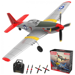 Avião de Controle Remoto 2.4G Design 4CH, Idade Recomendada 14, LEAMBE YKFJ 1, Branco