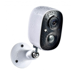 Câmera de Segurança sem Fio 1080p com Visão Noturna á Prova dÁgua, 1UN, Geekee CG6F WD, Branca