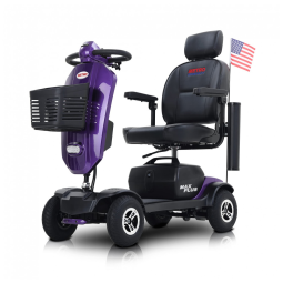 Cadeira de Rodas Elétrica Metro Mobility,Nova Scooter de Mobilidade 4 Rodas para Adultos, 136 kg, Dobrável, Bateria 12V20AH*2