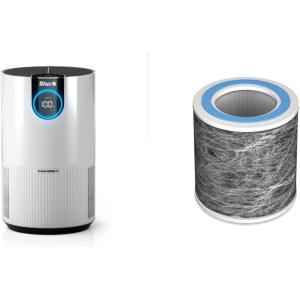 Purificador de Ar com Display LED e Área de até 45 m2, Shark HP102, Branco