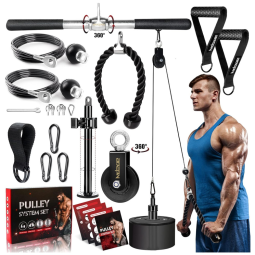 Kit de Acessórios Multifuncionais para Treino em Casa, 11 Peças, ODCPN, Preto