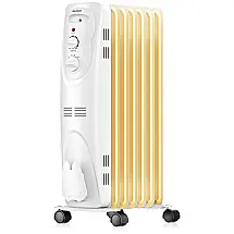 Aquecedor Elétrico a Óleo com Termostato Ajustável, 1500W, 110v, PELONIS PHO15A2AGW, Branco