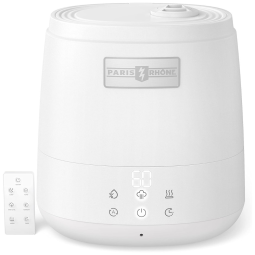 Umidificador Ultrassônico Portátil 6L até 60H, Área até 70 m2, 110v, PARIS RHÔNE PE AH009W, Branco