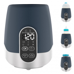 Aquecedor de Mamadeira Programável e Portátil Universal, 110V, Babymoov, Azul