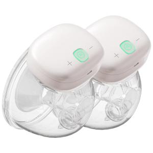 Bomba Tira Leite Elétrica Portátil com 3 Modos e 10 Níveis de Sucção Potente, YOUHA THE ONE, Branco